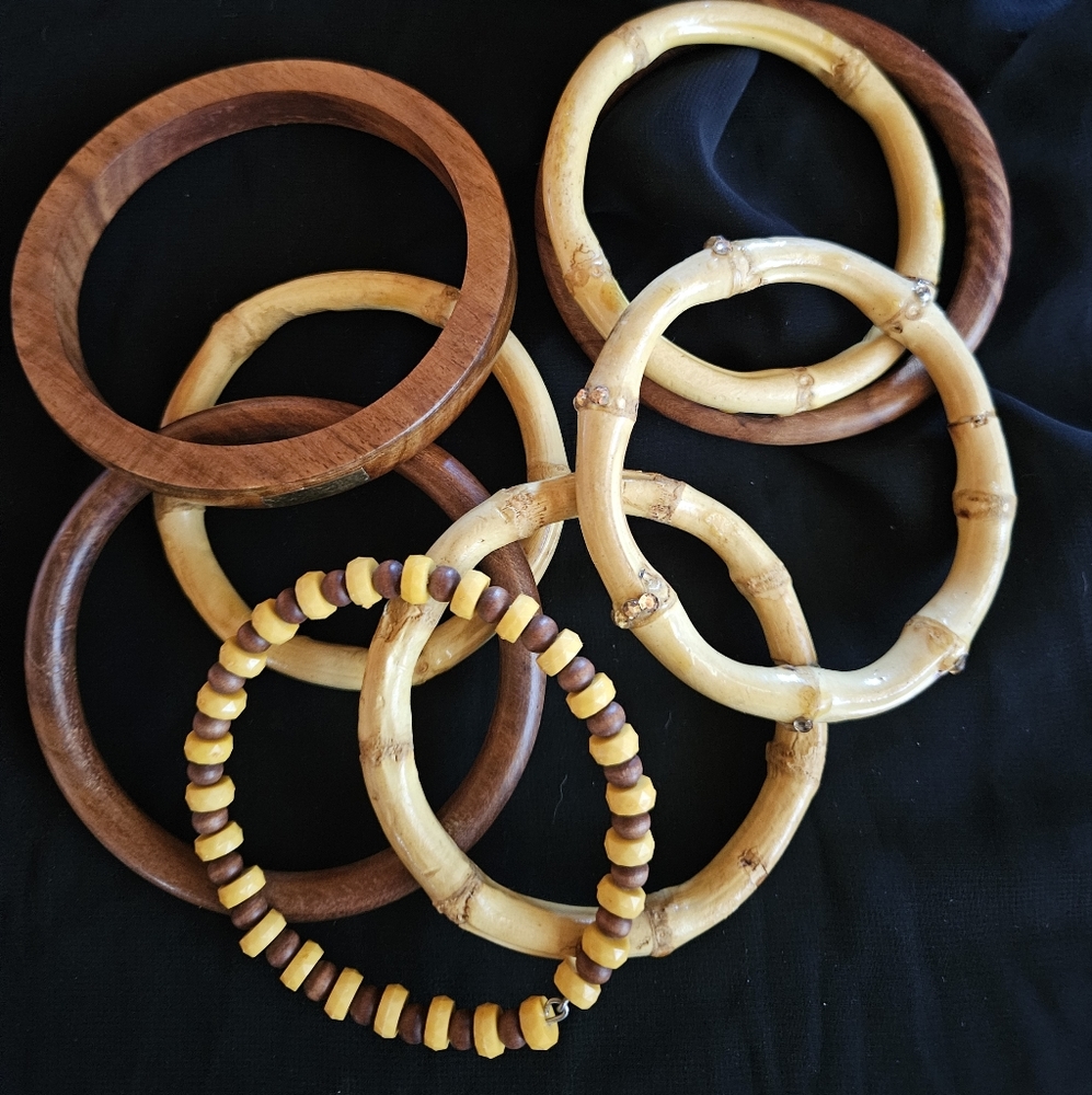 Wooden bangles